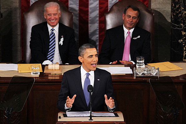Obama Delivers State Of The Union Address To Joint Session Of Congress Obama Delivers State Of The Union Address To Joint Session Of Congress