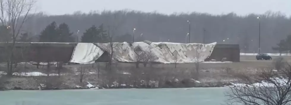 Roof Blows Off of University of Buffalo Bookstore