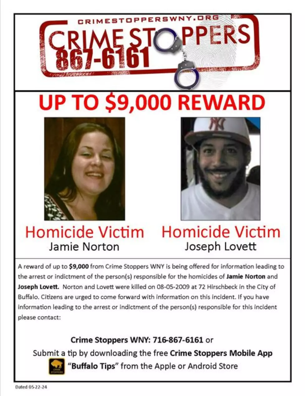 Crime Stoppers WNY Is Offering Rewards In These 10 Cases